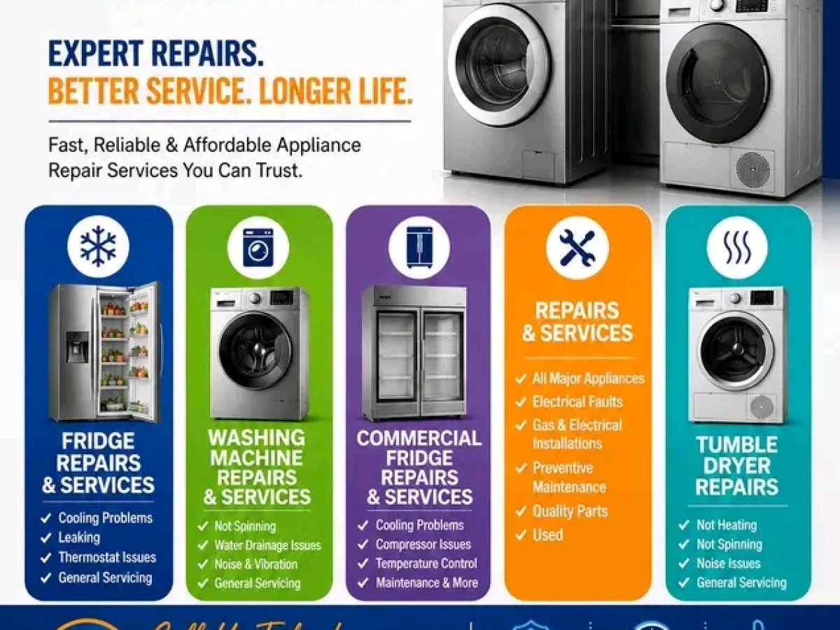Appliance repairs and services